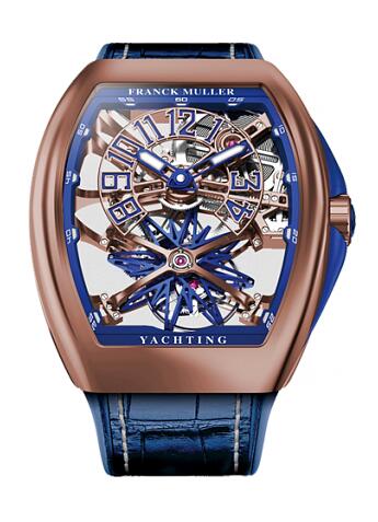 FRANCK MULLER V45 T GR YACHT SQT RG Gravity Skeleton Replica Watch